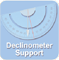 declinometer data input applicable